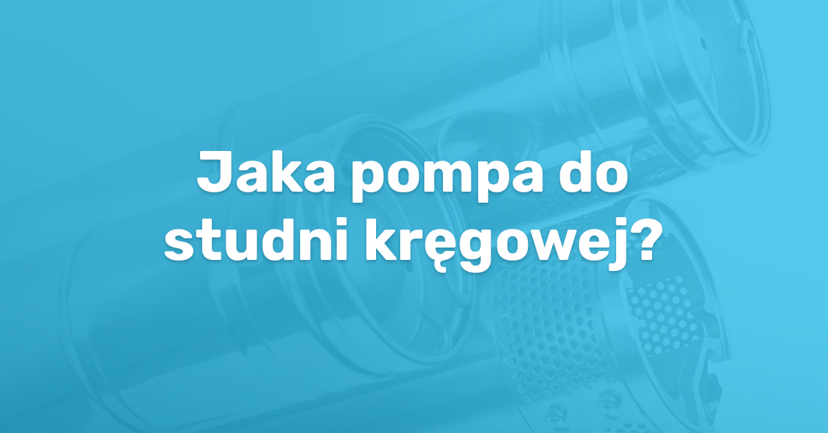 pompa do studni